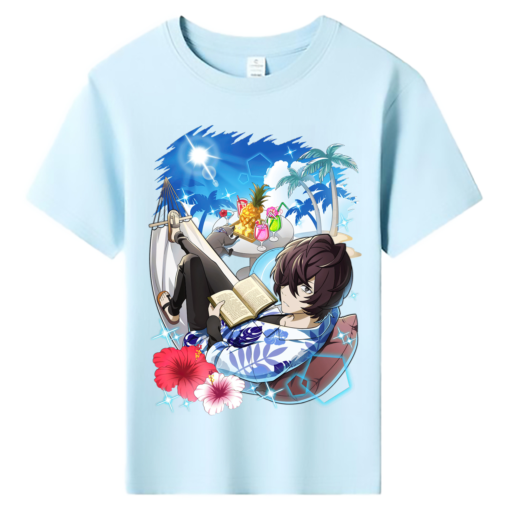 （画像用） 文豪ストレイドッグス Bungo Stray Dogs 綿100％キッズTシャツ（フロントプリント）